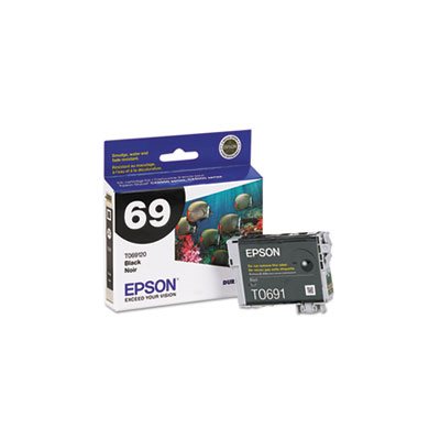 CARTRIDGE, EPSON, T069120 (69) DURABrite Ink, Black