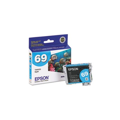 CARTRIDGE, EPSON, T069220 (69) DURABrite Ink, Cyan