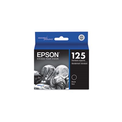 CARTRIDGE, EPSON, T125120 (125) DURABrite Ultra Ink, Black