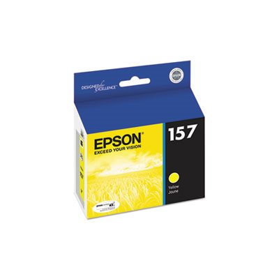 CARTRIDGE, EPSON, T157420 (157) UltraChrome K3 Ink, Yellow