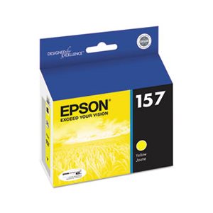 CARTRIDGE, EPSON, T157420 (157) UltraChrome K3 Ink, Yellow