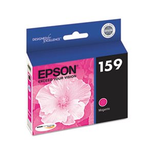 CARTRIDGE, EPSON, T159320 (159) UltraChrome Hi-Gloss 2 Ink, Magenta