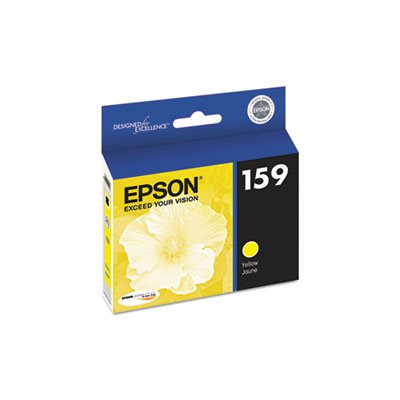 CARTRIDGE, EPSON, T159420 (159) UltraChrome Hi-Gloss 2 Ink, Yellow