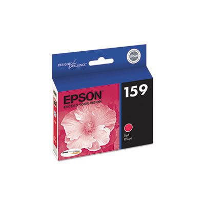 CARTRIDGE, EPSON, T159720 (159) UltraChrome Hi-Gloss 2 Ink, Red