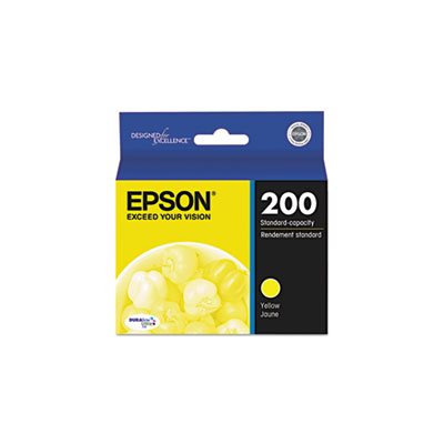 CARTRIDGE, EPSON, T200420 (200) DURABrite Ultra Ink, Yellow