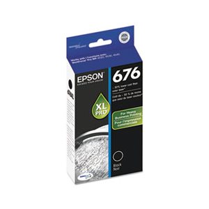 CARTRIDGE, EPSON, T676XL120 (676) DURABrite Ultra, High Yield, Black