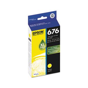 CARTRIDGE, EPSON, T676XL420 (676) DURABrite Ultra, High Yield, Yellow