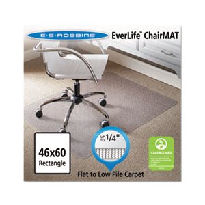 MAT, CHAIR, 46" x 60", Rectangle, Task Series, AnchorBar for Carpet up to .25""