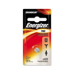 BATTERY, ENERGIZER, WATCH, ELECTRONICS, Silver Oxide, 392, 1.5V, Merc Free