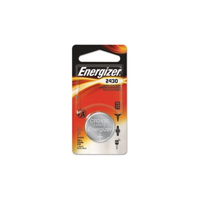 BATTERY, ENERGIZER, LITHIUM, COIN CELL, WATCH, ELECTRONIC, SPECIALTY, 2430, 3V