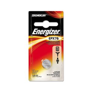 BATTERY, ENERGIZER, SILVER DIOXIDE, Watch, Electronic, EPX76, 1.5V, MercFree