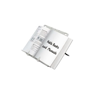 COPYHOLDER, FELLOWES BookLift, Plastic, w /  9" HEIGHT VIEWS & COPY CLIP, One Book / Pad, Platinum