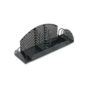 ORGANIZER, DESK, FELLOWES, Perf-Ect, Metal / Wire, 12.875" x 4" x 4.75", Black