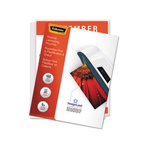 LAMINATING POUCHES, FELLOWES, ImageLast, w / UV Protection, 5mil, 11.5" x 9", 100 / Pack