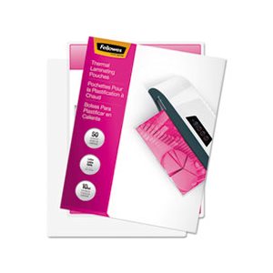 Laminating Pouches, FELLOWES, 10mil, 11.5" x 9", 50 / Pack