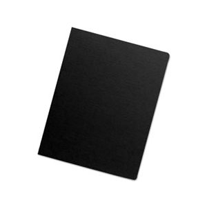 COVERS, BINDING SYSTEM, FELLOWES, Futura, Round Corners, 11.25" x 8.75", Black, 25 / Pack