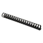 BINDINGS, COMB, FELLOWES, Plastic, 2" Diameter, 500 Sheet Capacity, Black, 10 Combs / Pack