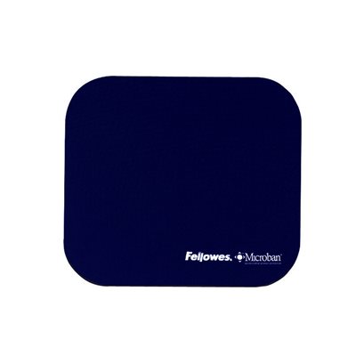 Mouse Pad, Microban, Nonskid Base, 9" x 8", Navy