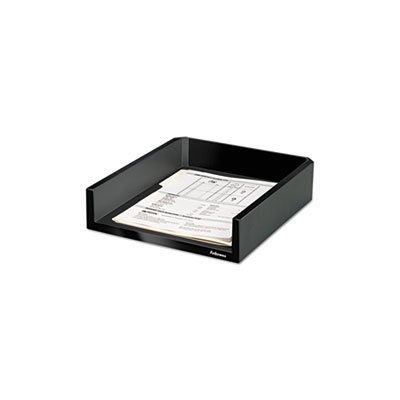 ORGANIZER, FELLOWES, DESK TRAY, Designer Suites, Plastic, Black Pearl