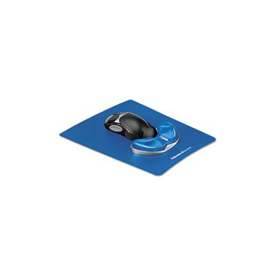 MOUSE PAD, GEL GLIDING PALM SUPPORT, Blue