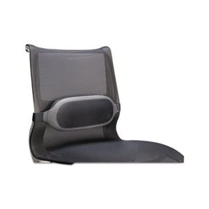 BACK SUPPORT, I-Spire Series, Lumbar Cushion, 14" x 3" x 6", Gray