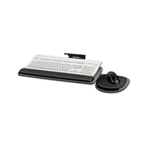 KEYBOARD PLATFORM, Adjustable, Standard, 20.25" x 11.125", Graphite / Black