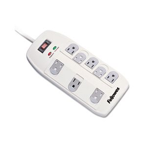 SURGE PROTECTOR, Superior, Workstation, 8 Outlets, 6 ft Cord, 2160 Joules