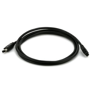 CABLE, FIREWIRE BILINGUAL 9-PIN / 6PIN 400 CABLE 6FT BLACK