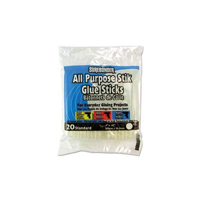 GLUE STICKS, Hot Melt, All Temps, 4", 20 / PACK