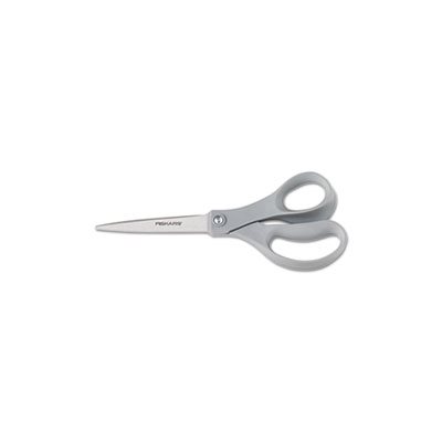 SCISSORS, FISKARS, EVERYDAY, 8", Stainless Steel, Straight, Gray