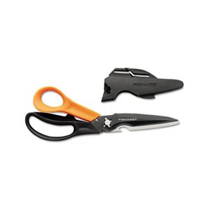 Cuts+More, 9 in. Length, 3-1 / 2 in. Cut, Black / Orange