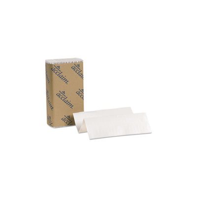 TOWEL, PAPER, Folded, 9.25" x 9.5", White, 250 / Pack, 16 Packs / Carton