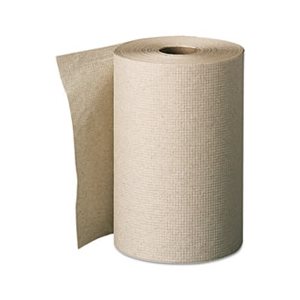 TOWELS, PAPER, Nonperforated, Rolls, 7.875" x 350', Brown, 12 Rolls / Carton