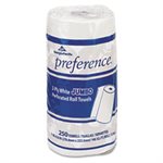 TOWEL, PAPER, Perforated, 8.8" x 11", White, 250 / Roll, 12 Rolls / Carton