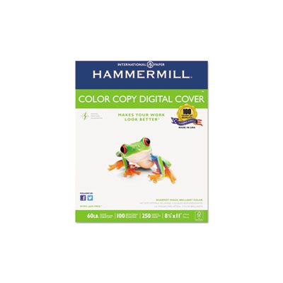 PAPER, COPY, COLOR, Digital Cover Stock, 60lbs, 8.5" x 11", Photo White, 250 Sheets / REAM