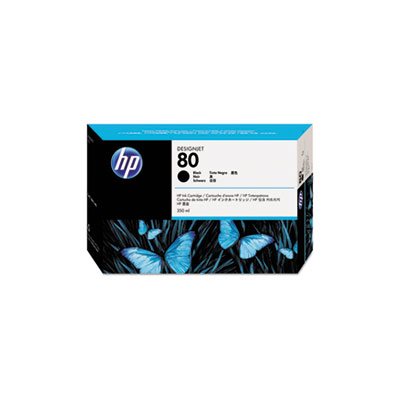 CARTRIDGE, INK, HP 80, (C4871A), Black, Original