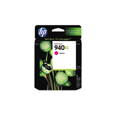 CARTRIDGE, INK, HP 940XL, (C4908AN), High Yield, Magenta, Original 