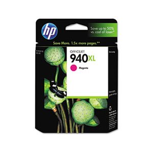 CARTRIDGE, INK, HP 940XL, (C4908AN), High Yield, Magenta, Original 