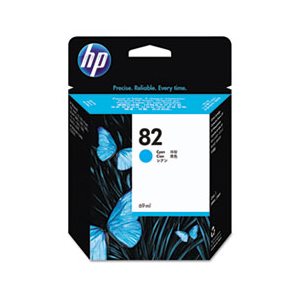 CARTRIDGE, INK, HP 82, (C4911A), Cyan, Original