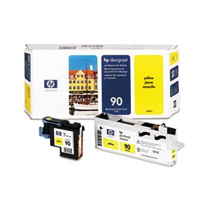 PRINTHEAD, W /  CLEANER, HP 90, (C5057A), Yellow