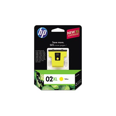 HP 02XL, (C8732WN) High Yield Yellow Original Ink Cartridge