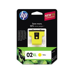 HP 02XL, (C8732WN) High Yield Yellow Original Ink Cartridge