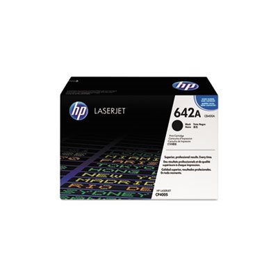 CARTRIDGE, TONER, LASERJET, HP 642A, (CB400A), Black, Original 