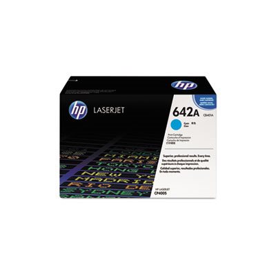 CARTRIDGE, TONER, LASERJET, HP 642A, (CB401A), Cyan, Original