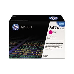 CARTRIDGE, TONER, LASERJET, HP 642A, (CB403A), Magenta, Original