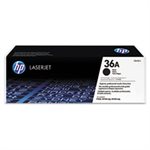 CARTRIDGE, TONER, LASERJET, HP 36A, (CB436A), Black, Original 