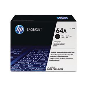 CARTRIDGE, TONER, LASERJET, HP 64A, (CC364A), Black, Original 