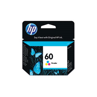 CARTRIDGE, INK, HP 60, (CC643WN), Tri-color, Original