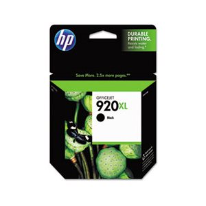 CARTRIDGE, INK, HP 920XL, (CD975AN), High Yield, Black, Original 