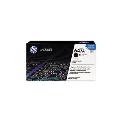 CARTRIDGE, TONER, LASERJET, HP 647A, (CE260A), Black, Original 